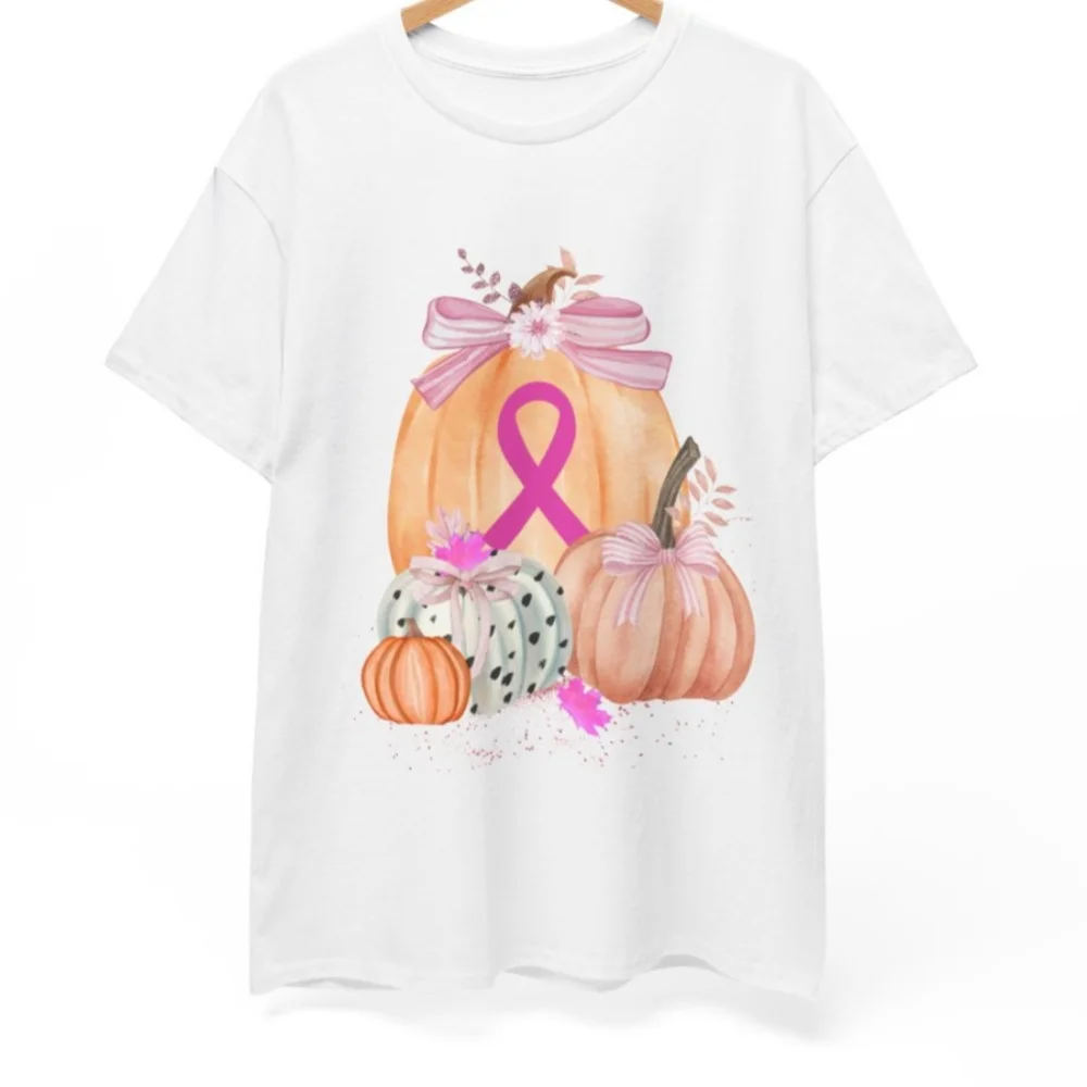 Fall Breast Cancer Awareness Tee - Picture 4 of 6